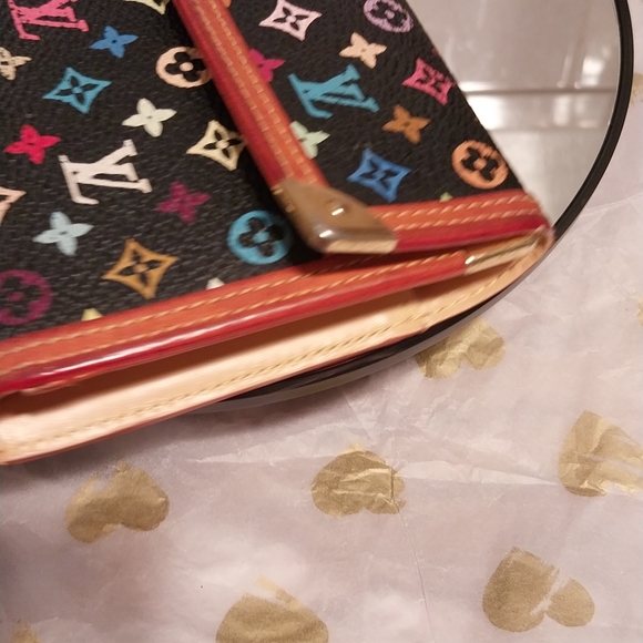 Authentic Louis Vuitton Murakami MultiColor Canvas Wallet Box, Dust Bag & Ribbon - Picture 13 of 17